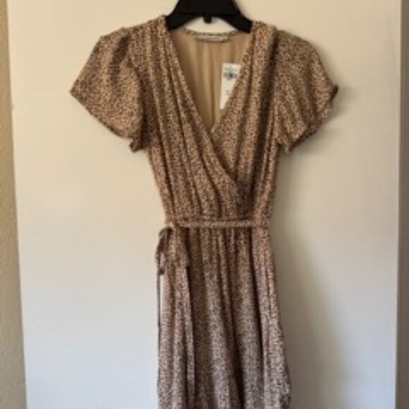 Abercrombie Easy Waist Wrap Mini Dress - XS Petite - Picture 7 of 13